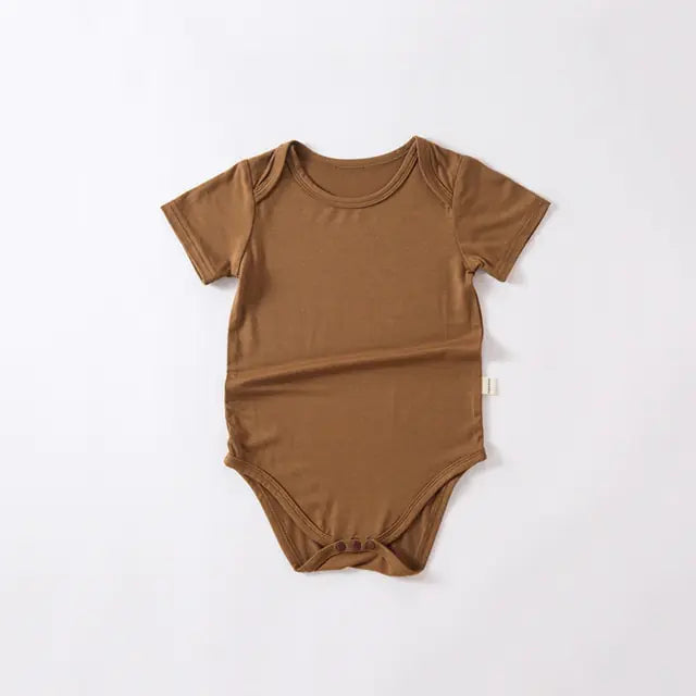 Bamboo Fiber Baby Romper – Soft, Breathable, and Easy-Care Summer Jumpsuit