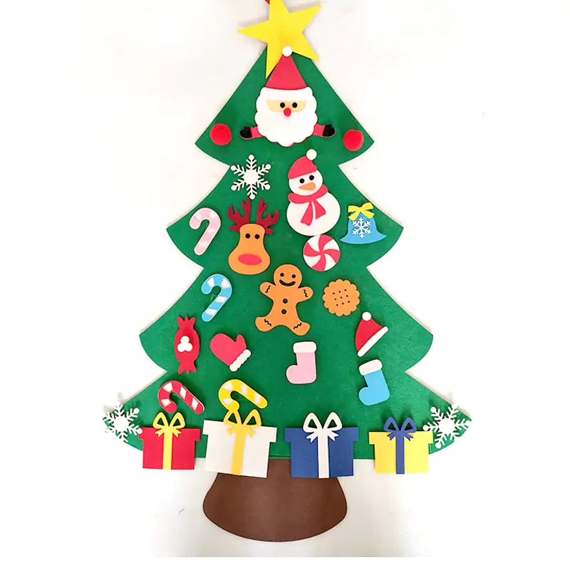 DIY Kids' First Felt Christmas Tree