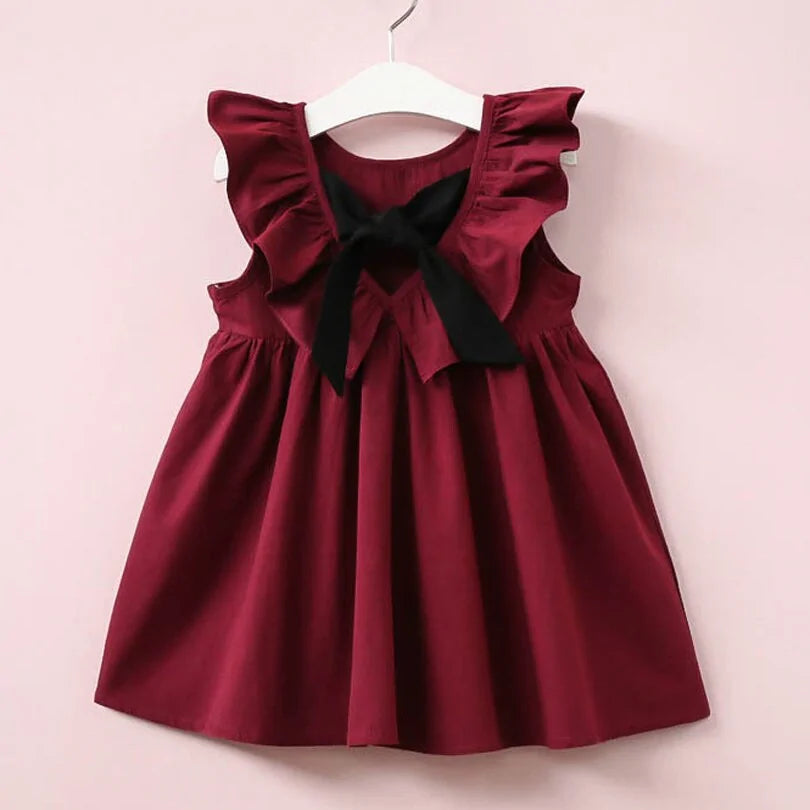 Cute Bowknot Sundress for Toddler Girls