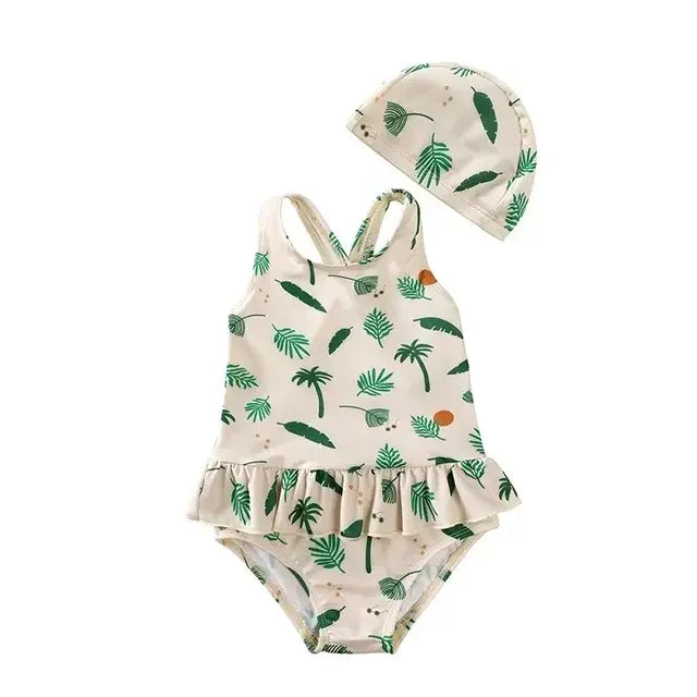 Beach Babe Baby Girls' One-Piece Swimsuit