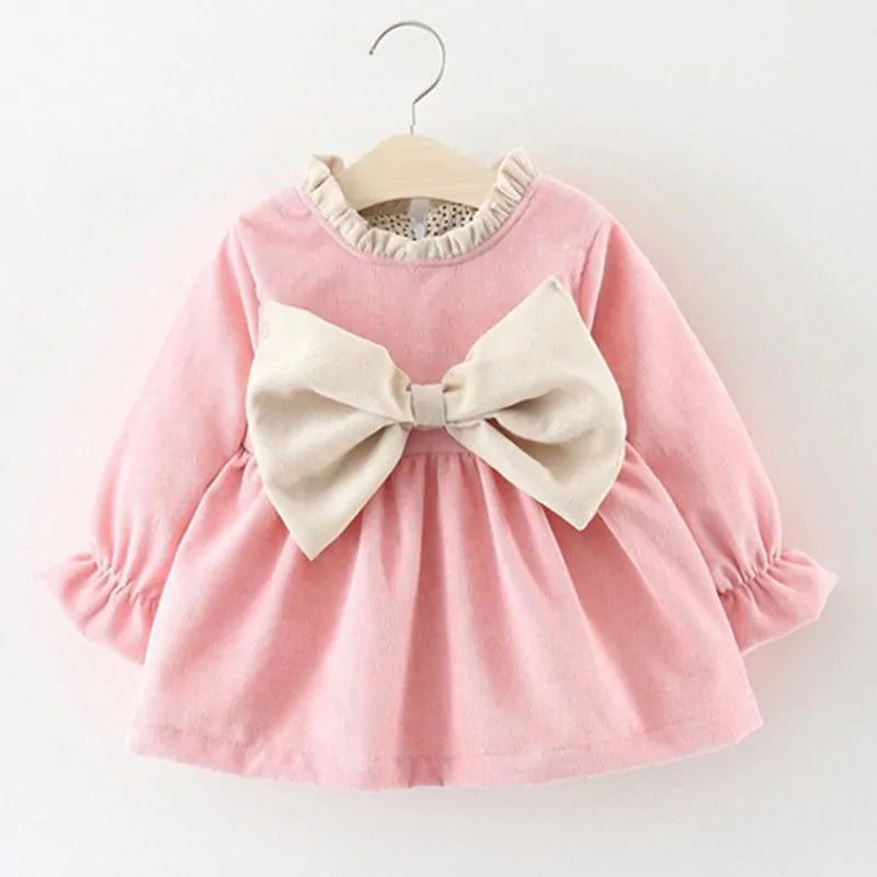 Charming Baby Dress with Bow Detail