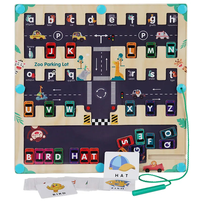 Magnetic Letters Maze Toy for Kids