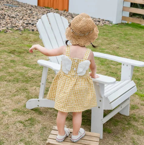 Cute Butterfly Sling Dress for Summer