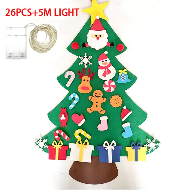 DIY Kids' First Felt Christmas Tree