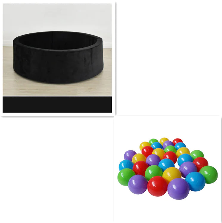 Premium Kids Ball Pit with Soft Velvet and Memory Foam