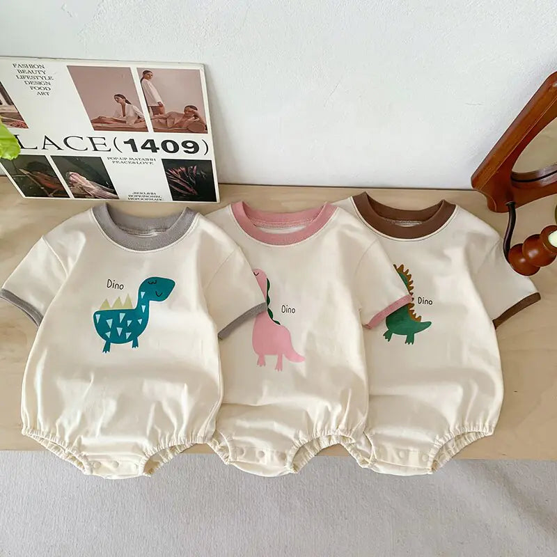 Baby Dino Bodysuit – Soft, Comfortable, and Easy-to-Use for Little Adventurers