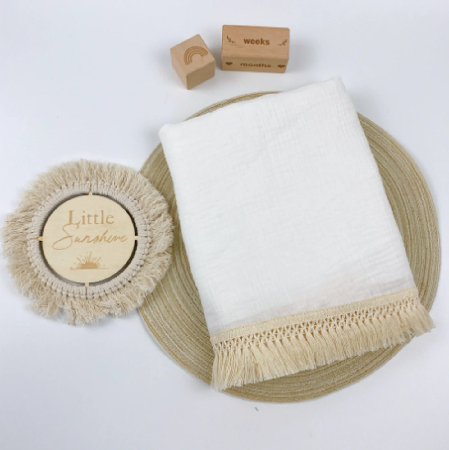 Adorable Muslin Cotton Baby Blanket - Various Designs - Size 100x120cm