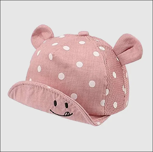 Toddler Sun Hat with Cute Dots – UV Protection and Comfortable Design