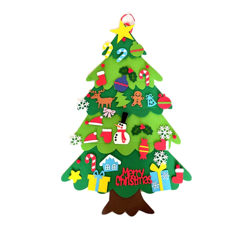 DIY Kids' First Felt Christmas Tree