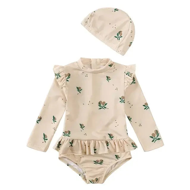 Beach Babe Baby Girls' One-Piece Swimsuit