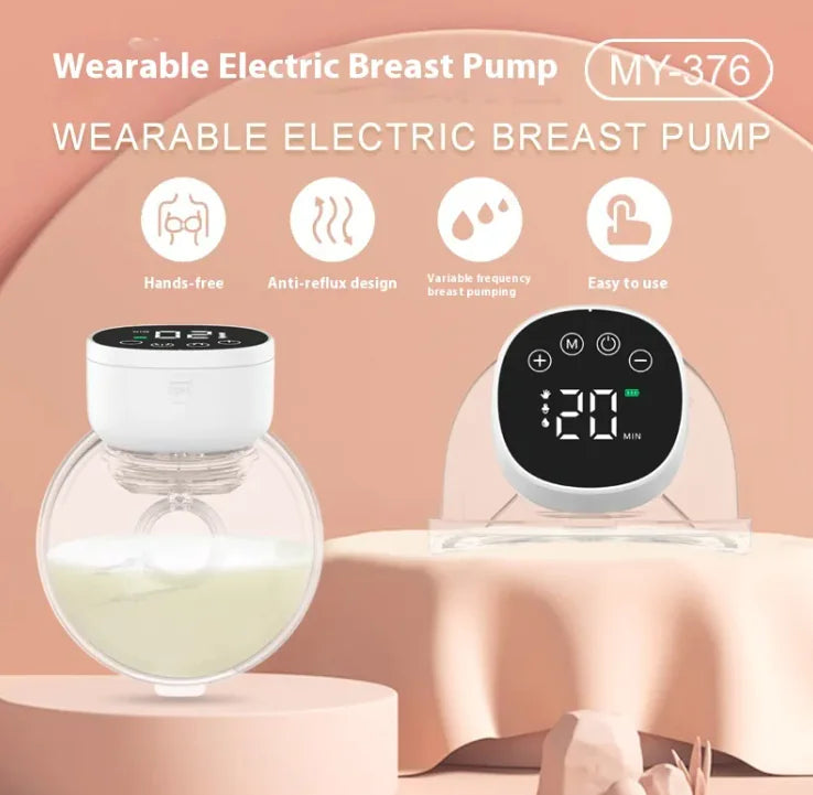 Wearable Electric Smart Breast Milk Collector with Anti-Backflow Technology