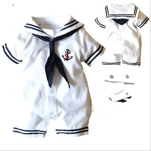 Cute Nautical Sailor Jumpsuit