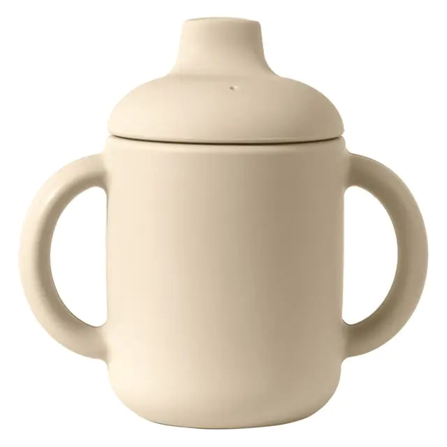Portable Baby Feeding Cup – Spill-Proof, Ergonomic Design for Easy Mealtime