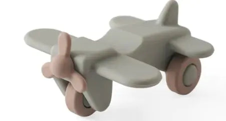 Silicone Baby Toy Set - Cars, Trucks, and Planes