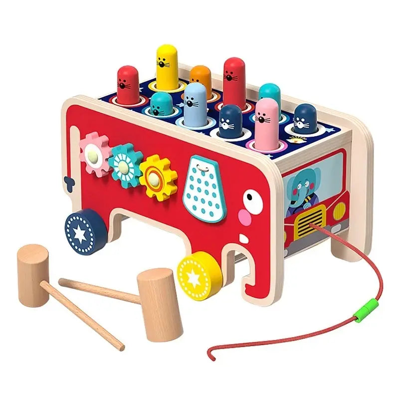 Wooden Hammer Toy for Kids – Motor Skills and Coordination Development
