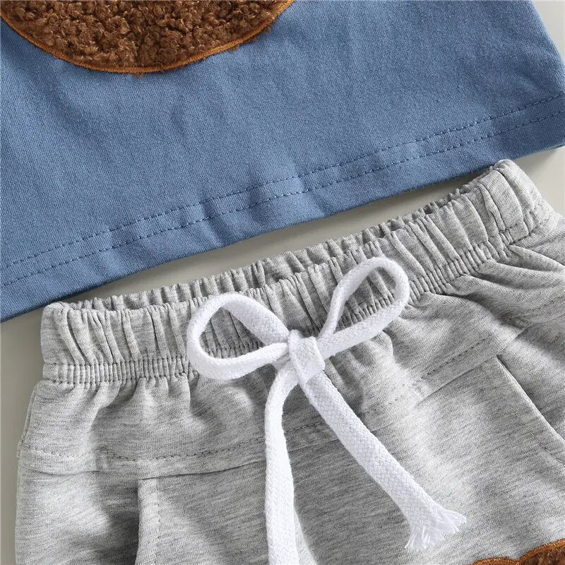 Little Bear Adventure Tee and Short Set