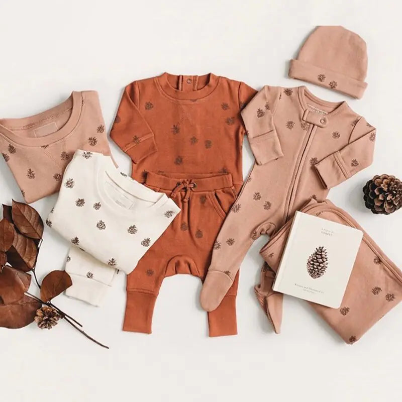 Knitted Coral Velvet Baby Footie Jumpsuit – Soft, Cozy, and Stylish for Newborns