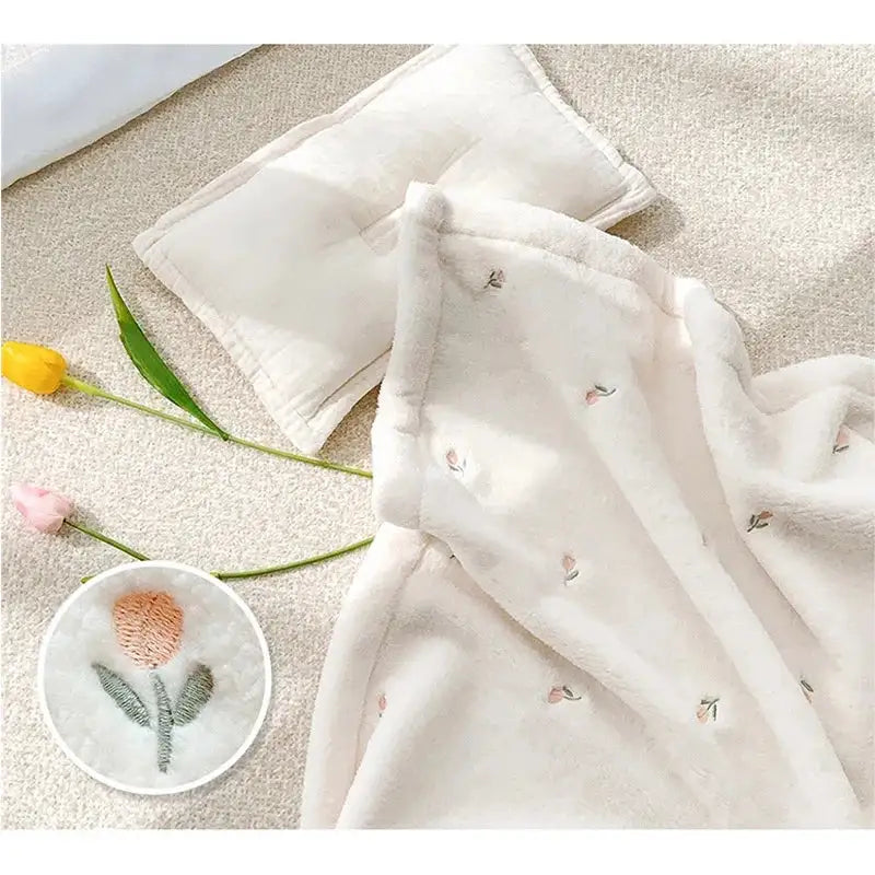 SnuggleSoft Luxe Flannel Baby Blanket