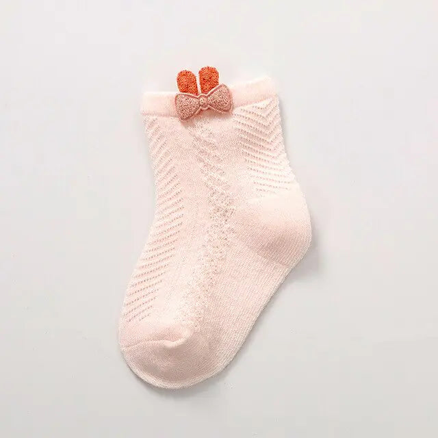 Soft Knit Baby Socks with Ears