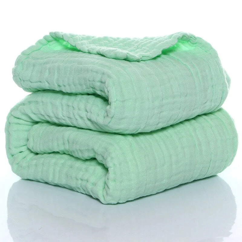 Organic Baby Muslin Swaddle Blanket – Soft, Comfortable, and Chemical-Free - Size 105x105cm