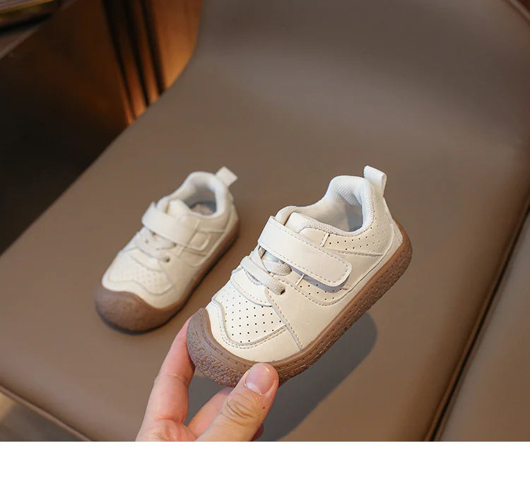 Toddler Oxford-Style Suede Shoes with Plush Lining