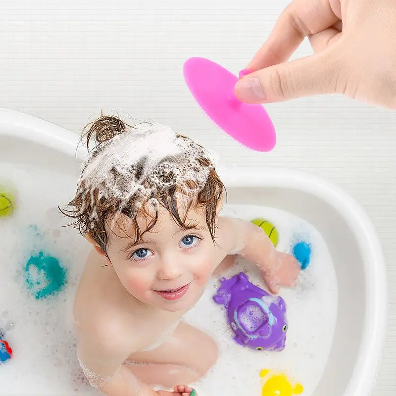 Silicone Soft Baby Brush – Gentle Scalp Care for Newborns and Toddlers