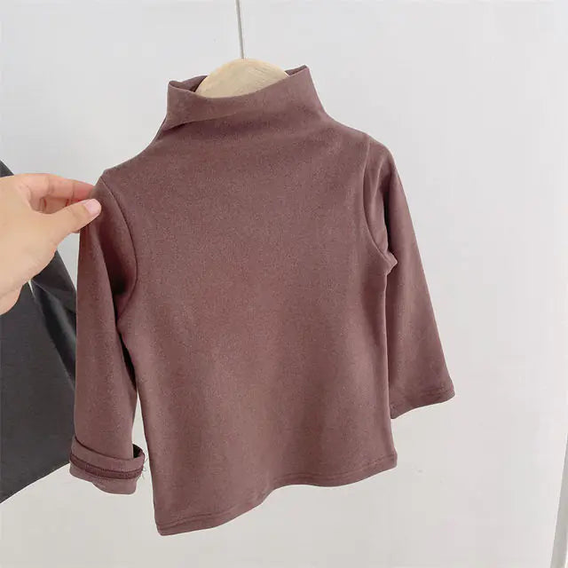 Kids Long Sleeve Turtleneck Top