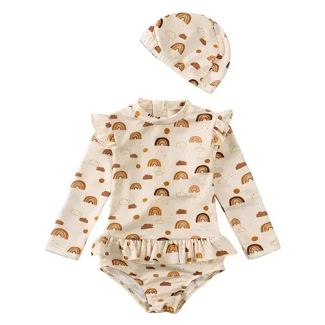 Beach Babe Baby Girls' One-Piece Swimsuit