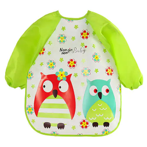 Waterproof Cartoon Baby Bibs & Burp Cloths Set