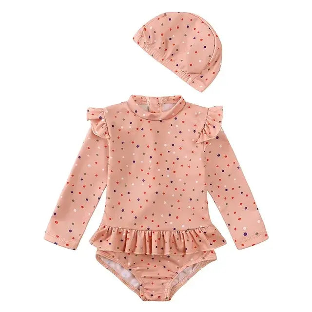 Beach Babe Baby Girls' One-Piece Swimsuit
