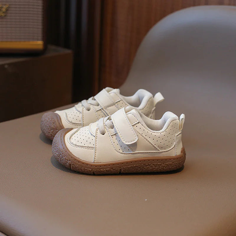 Toddler Oxford-Style Suede Shoes with Plush Lining