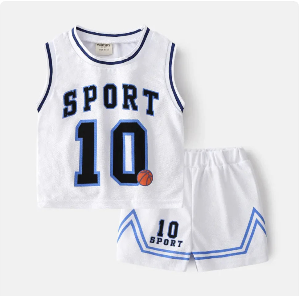 Children's Basketball Clothing Set – Summer-Ready Comfort and Style.