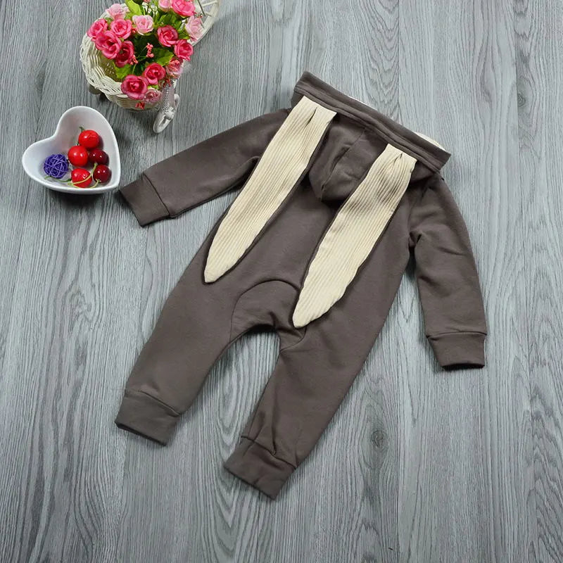 Cotton Baby Bunny Jumpsuit Romper – Soft, Stylish, and Comfortable