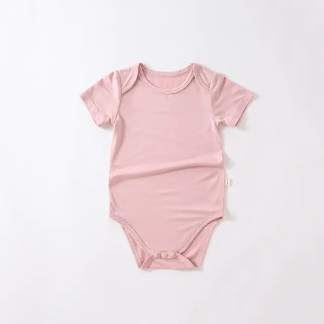 Bamboo Fiber Baby Romper – Soft, Breathable, and Easy-Care Summer Jumpsuit