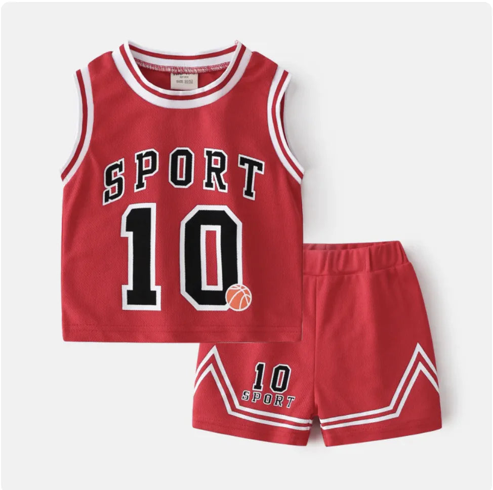 Children's Basketball Clothing Set – Summer-Ready Comfort and Style.
