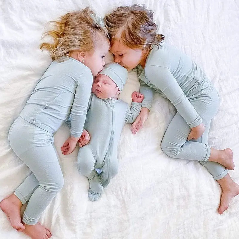 Bamboo Fiber Toddler Long Sleeve Sleepwear Set