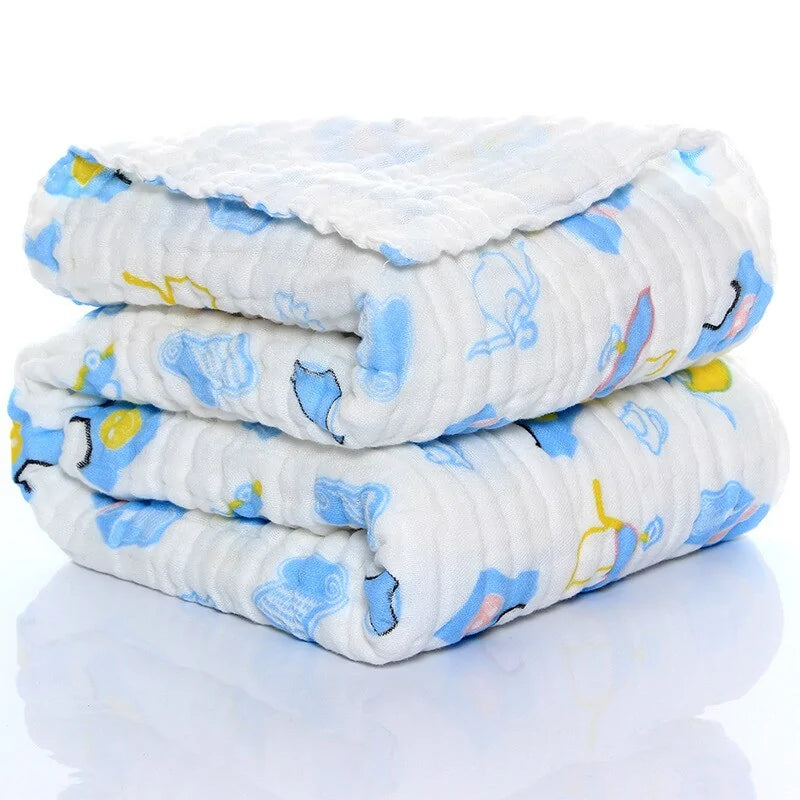 Organic Baby Muslin Swaddle Blanket – Soft, Comfortable, and Chemical-Free - Size 105x105cm