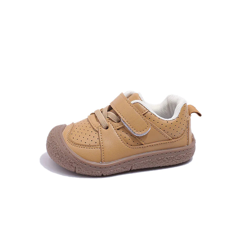 Toddler Oxford-Style Suede Shoes with Plush Lining