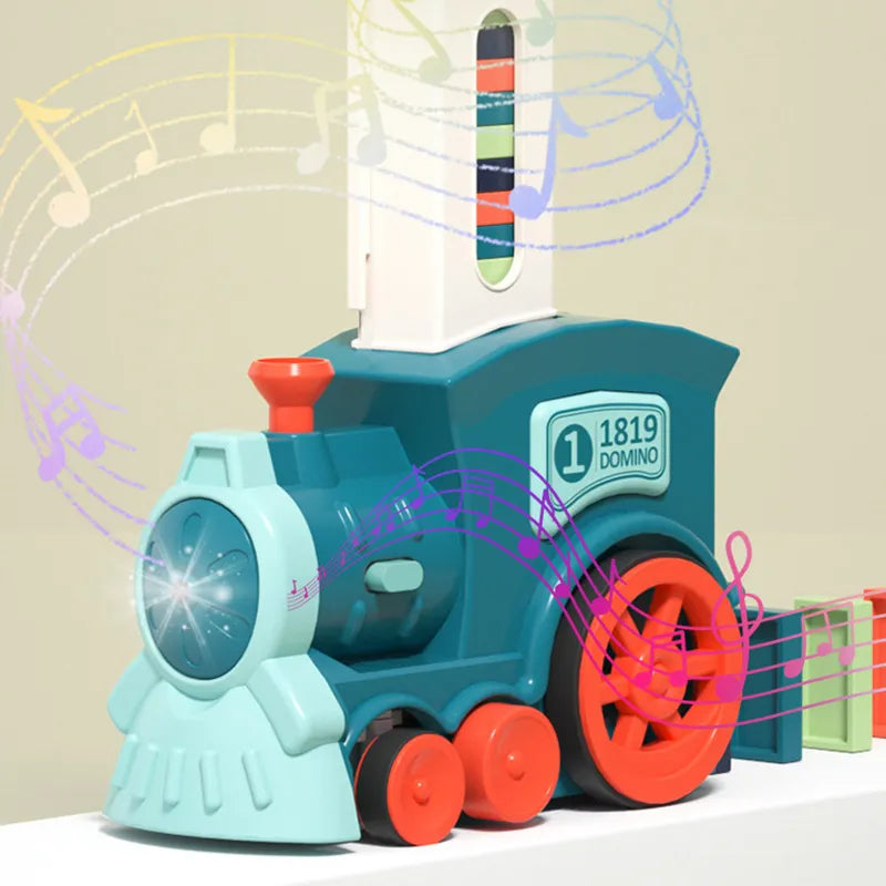 Kids Automatic Domino Train – Creative Toy for Fun and Learning