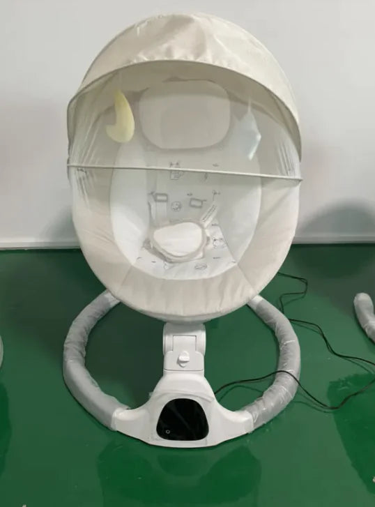Baby Electric Smart Rocking Chair with Adjustable Speeds and Calming Vibrations