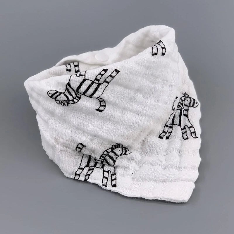 Premium 100% Cotton Baby Bibs – Ultra-Absorbent & Comfortable