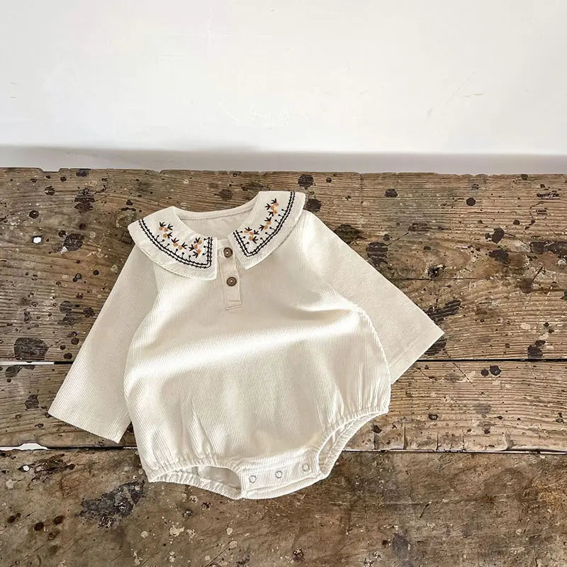 Blooming Beauty Embroidered Bodysuit for Girls