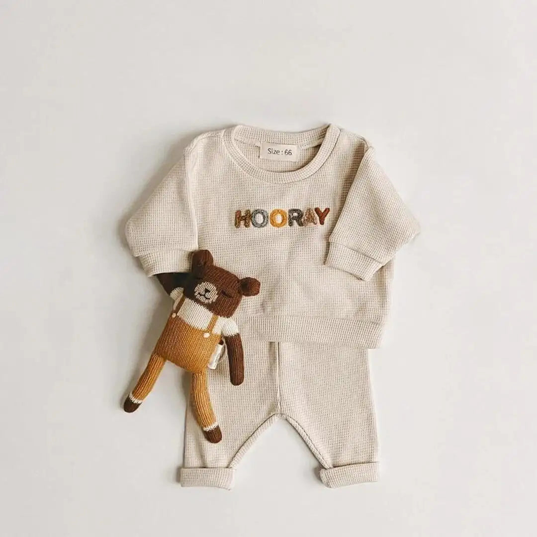 100% Organic Cotton Unisex 2-Piece Set - Cozy & Stylish for Spring & Autumn
