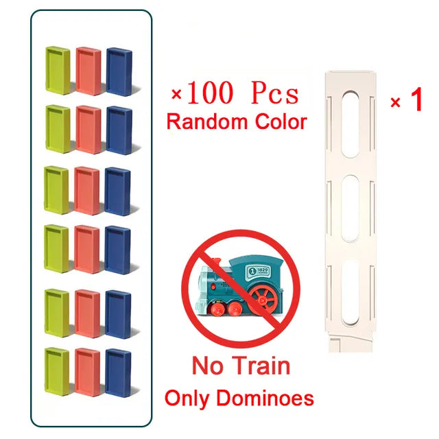 Kids Automatic Domino Train – Creative Toy for Fun and Learning