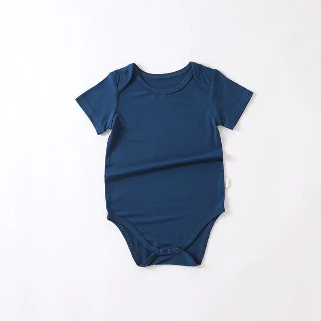 Bamboo Fiber Baby Romper – Soft, Breathable, and Easy-Care Summer Jumpsuit