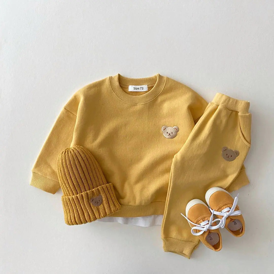 Teddy Bear Fall Sweat Set for Baby & Toddler
