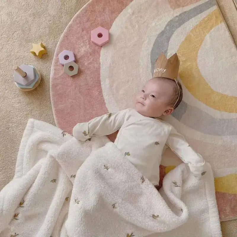 SnuggleSoft Luxe Flannel Baby Blanket