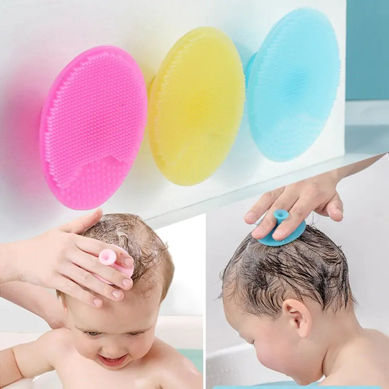 Silicone Soft Baby Brush – Gentle Scalp Care for Newborns and Toddlers