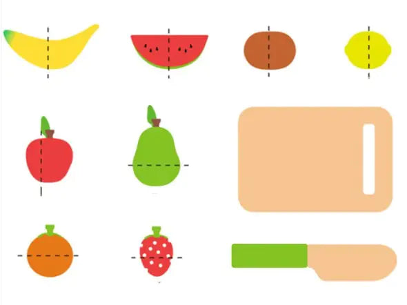 Fruit Cut & Play Kitchen Toy Set