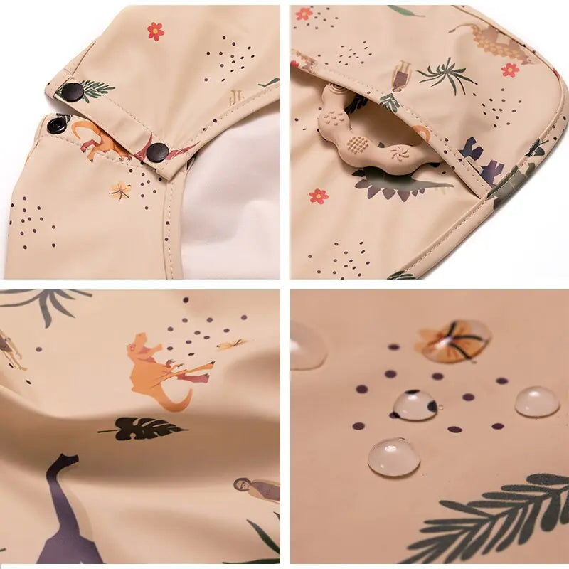 Child Waterproof Painting Smock Bib – Mess-Free Creativity for Little Artists